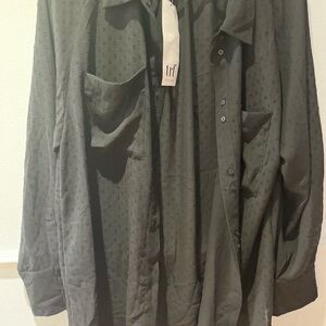 Black button up Zara blouse